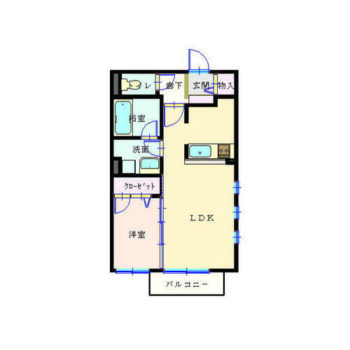埼玉県所沢市上新井２丁目 西所沢駅 1LDK アパート 賃貸物件詳細