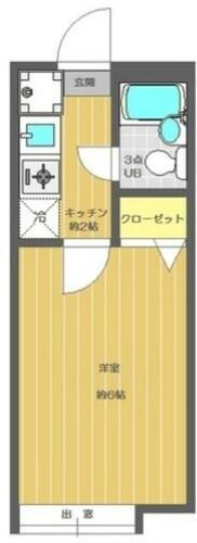 東京都江戸川区鹿骨５丁目 篠崎駅 1K アパート 賃貸物件詳細