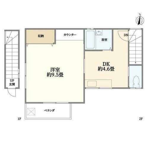 東京都杉並区高円寺南１丁目 東高円寺駅 1DK アパート 賃貸物件詳細