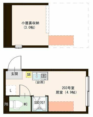 東京都足立区柳原２丁目 賃貸アパート