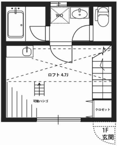東京都足立区興野２丁目 扇大橋駅 ワンルーム アパート 賃貸物件詳細
