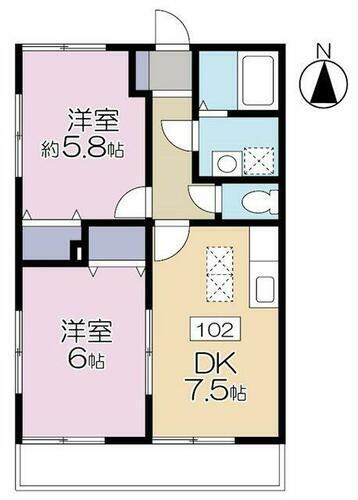 東京都稲城市矢野口 京王よみうりランド駅 2DK アパート 賃貸物件詳細
