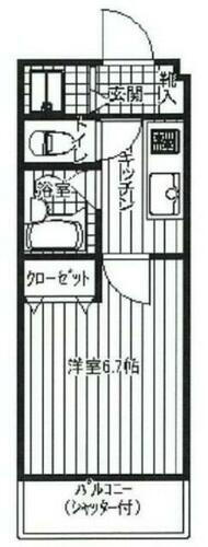 東京都北区滝野川４丁目 新板橋駅 1K アパート 賃貸物件詳細
