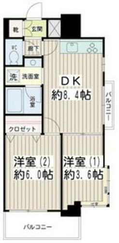 東京都文京区千駄木２丁目 千駄木駅 2DK マンション 賃貸物件詳細
