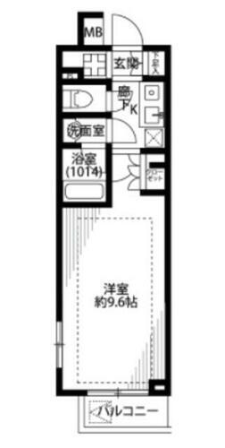 東京都板橋区小豆沢３丁目 志村坂上駅 1K マンション 賃貸物件詳細