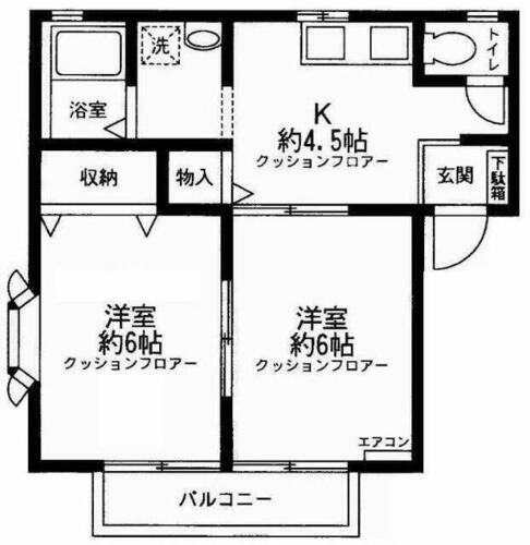東京都大田区東雪谷１丁目 洗足池駅 2K アパート 賃貸物件詳細