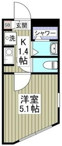 東京都練馬区桜台２丁目 氷川台駅 1K アパート 賃貸物件詳細