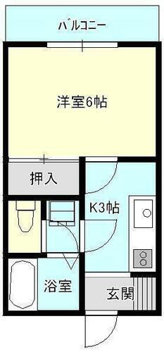 石川県金沢市緑が丘 1K アパート 賃貸物件詳細