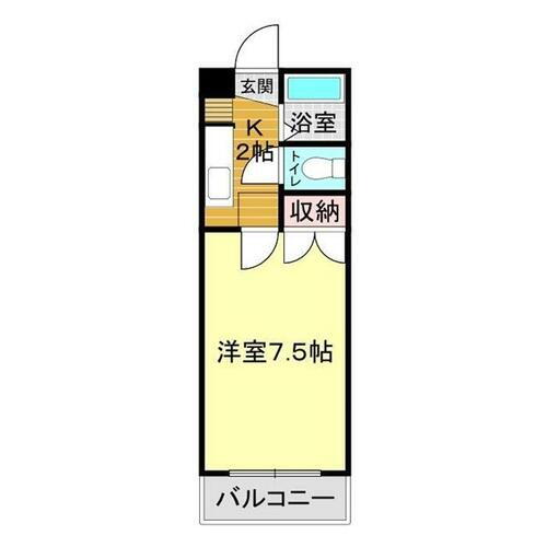 山口県下関市秋根新町 1K マンション 賃貸物件詳細