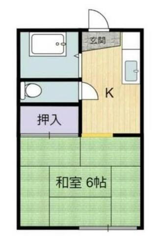 東京都調布市富士見町１丁目 西調布駅 1K アパート 賃貸物件詳細