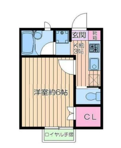 東京都江戸川区鹿骨１丁目 篠崎駅 1K アパート 賃貸物件詳細