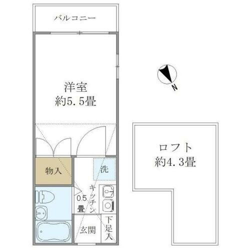 東京都調布市飛田給２丁目 飛田給駅 1K アパート 賃貸物件詳細