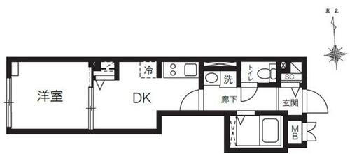 東京都新宿区弁天町 神楽坂駅 1DK マンション 賃貸物件詳細