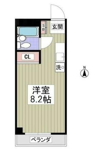 グランドール横倉 5階 ワンルーム 賃貸物件詳細
