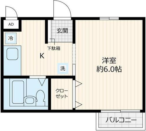 東京都豊島区高田１丁目 雑司が谷駅 1K アパート 賃貸物件詳細