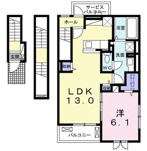 神奈川県川崎市宮前区犬蔵１丁目 宮前平駅 1LDK アパート 賃貸物件詳細