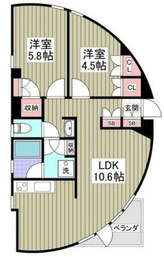 埼玉県坂戸市関間１丁目 坂戸駅 2LDK マンション 賃貸物件詳細