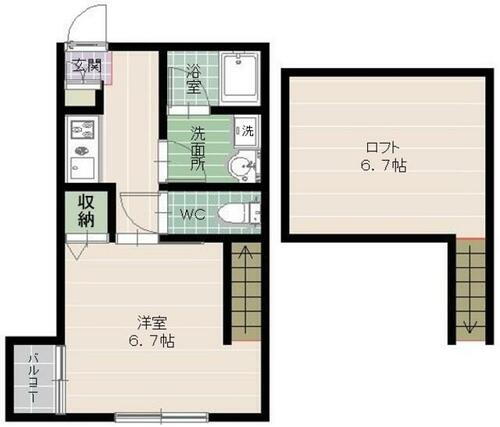 福岡県福岡市城南区別府２丁目 別府駅 1K アパート 賃貸物件詳細