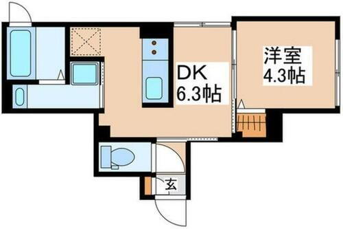 東京都中野区弥生町４丁目 中野新橋駅 1DK マンション 賃貸物件詳細