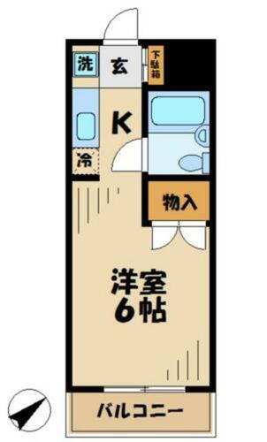 東京都多摩市中沢２丁目 唐木田駅 1K マンション 賃貸物件詳細