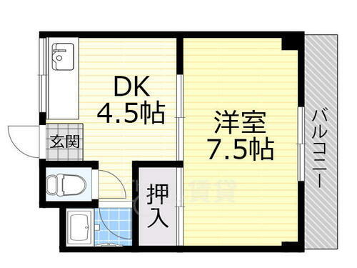 大阪府大阪市旭区中宮３丁目 千林大宮駅 1DK マンション 賃貸物件詳細