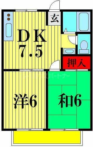 千葉県柏市南増尾４丁目 南柏駅 2DK アパート 賃貸物件詳細