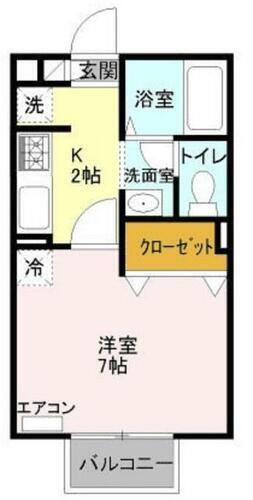千葉県船橋市芝山３丁目 飯山満駅 1K アパート 賃貸物件詳細