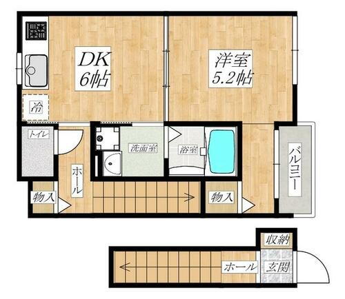 埼玉県さいたま市大宮区堀の内町３丁目 大宮公園駅 1DK アパート 賃貸物件詳細