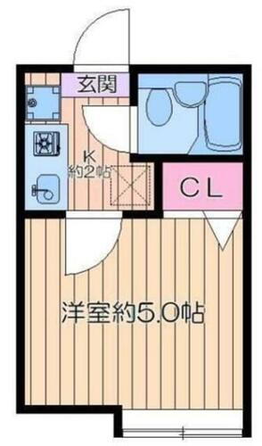 東京都江戸川区鹿骨１丁目 一之江駅 1K アパート 賃貸物件詳細