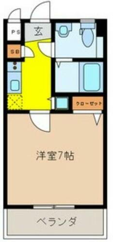 埼玉県さいたま市浦和区上木崎５丁目 与野駅 1K マンション 賃貸物件詳細