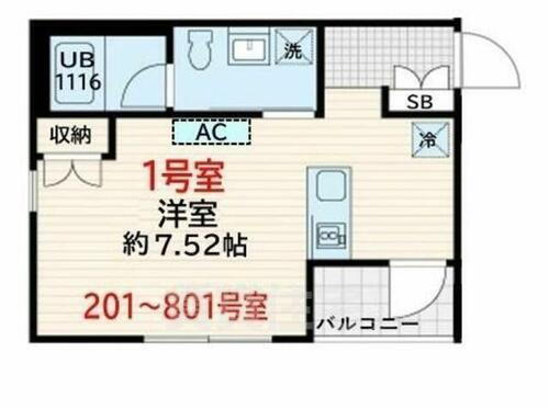 （仮称）Ｆｕｌｌｅａ両国 6階 ワンルーム 賃貸物件詳細