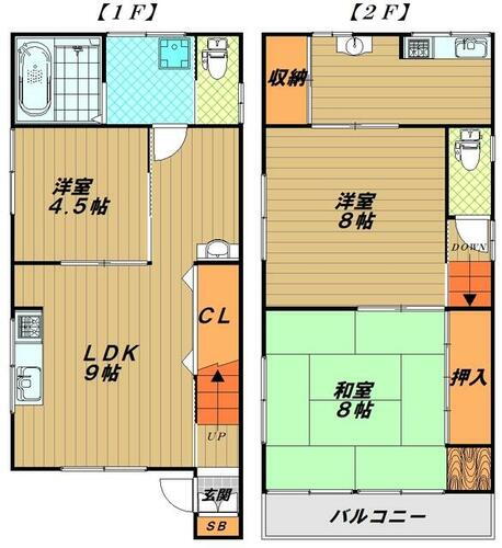 兵庫県神戸市長田区菅原通４丁目 高速長田駅 3LDK 一戸建て 賃貸物件詳細