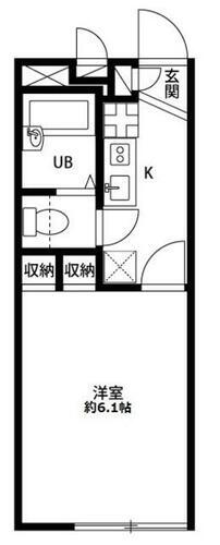 埼玉県草加市遊馬町 見沼代親水公園駅 1K アパート 賃貸物件詳細