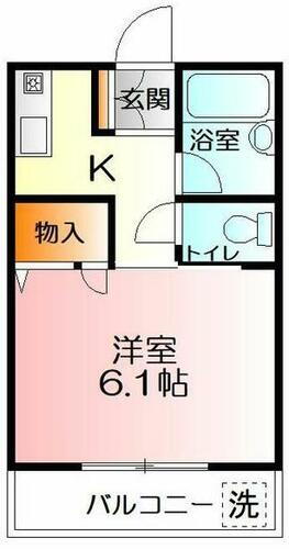 神奈川県大和市中央林間６丁目 中央林間駅 1K アパート 賃貸物件詳細