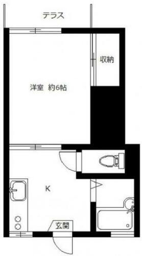 東京都中野区若宮１丁目 野方駅 1K マンション 賃貸物件詳細