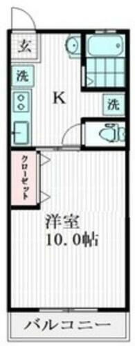千葉県船橋市薬円台１丁目 薬園台駅 1K マンション 賃貸物件詳細