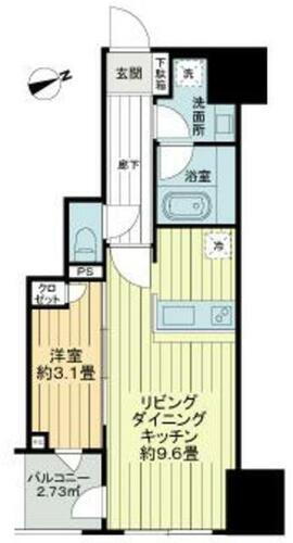 東京都台東区駒形１丁目 蔵前駅 1LDK マンション 賃貸物件詳細