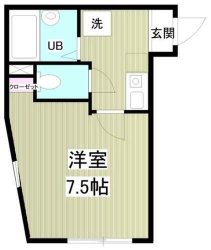 神奈川県横浜市金沢区六浦東１丁目 追浜駅 1K アパート 賃貸物件詳細