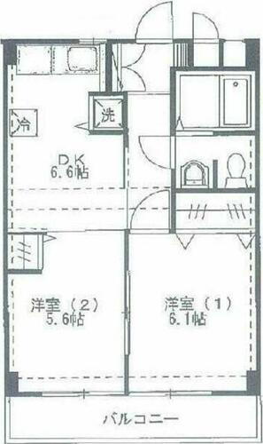 神奈川県横浜市緑区台村町 中山駅 2DK マンション 賃貸物件詳細