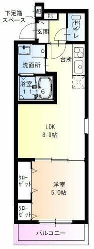 大阪府大阪市住吉区山之内３丁目 杉本町駅 1LDK アパート 賃貸物件詳細