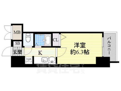 大阪府大阪市東淀川区西淡路１丁目 東淀川駅 1K マンション 賃貸物件詳細