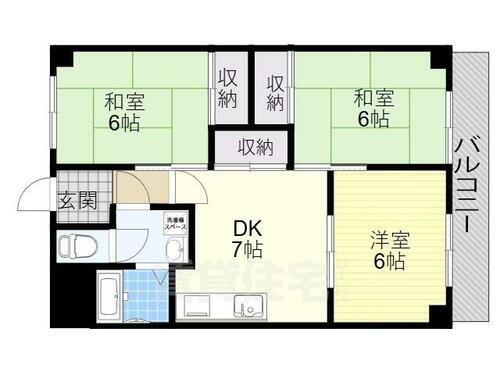 大阪府豊中市螢池西町２丁目 蛍池駅 3DK マンション 賃貸物件詳細