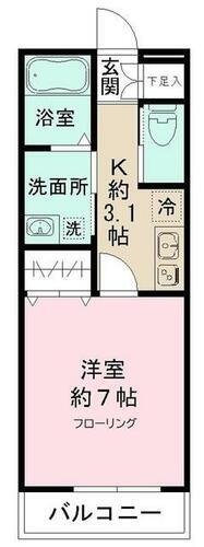 千葉県千葉市花見川区幕張町６丁目 幕張駅 1K アパート 賃貸物件詳細