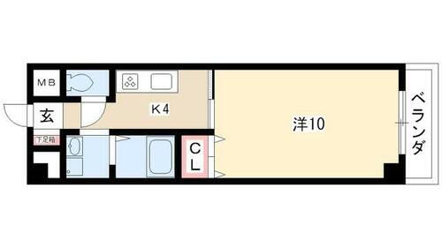 愛知県名古屋市中村区則武本通３丁目 太閤通駅 1K マンション 賃貸物件詳細