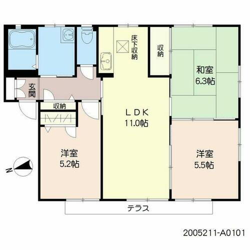 福岡県中間市中央４丁目 賃貸アパート