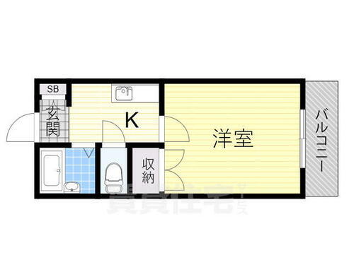 大阪府豊中市浜２丁目 服部天神駅 1K アパート 賃貸物件詳細