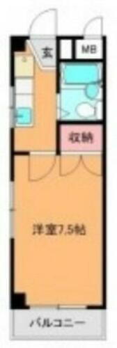 千葉県市川市宝１丁目 妙典駅 1K マンション 賃貸物件詳細