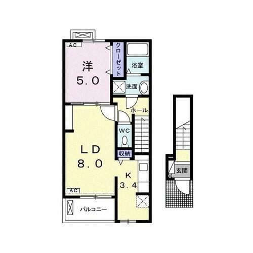 岐阜県羽島郡岐南町徳田１丁目 岐南駅 1LDK アパート 賃貸物件詳細