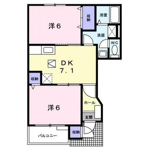 群馬県高崎市上佐野町 南高崎駅 2DK アパート 賃貸物件詳細