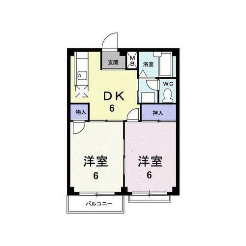 岐阜県岐阜市三田洞 2DK アパート 賃貸物件詳細